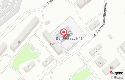 Детский сад №110 на улице Салтыкова-Щедрина на карте