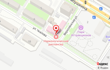 Забайкальский краевой наркологический диспансер на Верхоленской улице на карте