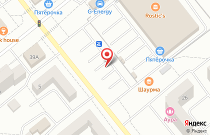 Киоск по продаже мороженого Славица на проспекте Строителей на карте