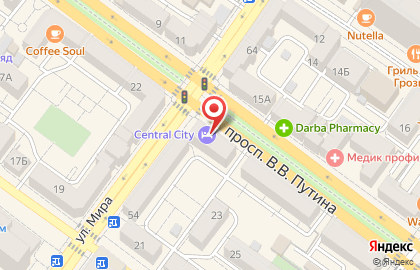 Магазин косметики и парфюмерии The Face на карте