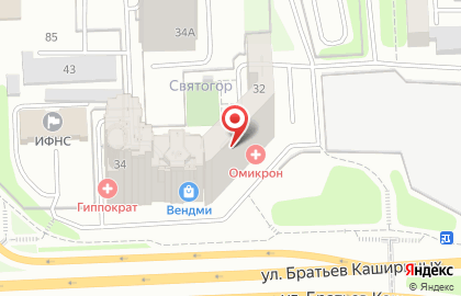 ТМК на улице Братьев Кашириных на карте