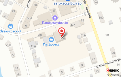 Супермаркет Пятёрочка на Рыночной улице на карте