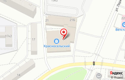 Магазин рыболовных принадлежностей на ул. Лермонтова (Красное Село), 21 на карте