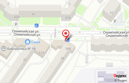 Магазин разливных напитков Пиватерра на Олимпийской улице на карте