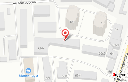 Алкогольных маркет 5 элемент на улице Чернышевского на карте
