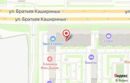 Курьерская служба ГрейтЭкспресс на улице Братьев Кашириных на карте