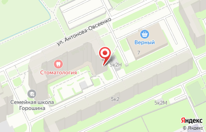 Магазин разливного пива ГлавПиво на улице Антонова-Овсеенко на карте