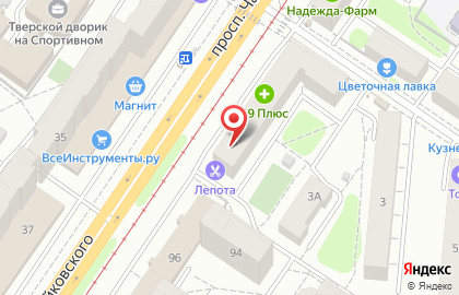 Любимая пекарня на проспекте Чайковского на карте