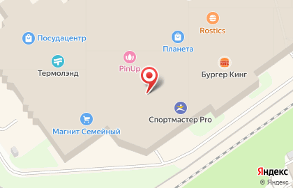 Магазин одежды Твое в Центральном районе на карте