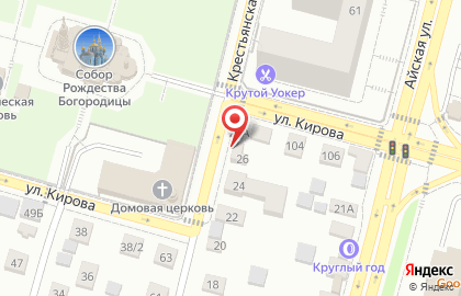 Шиномонтажная мастерская на Крестьянской улице на карте