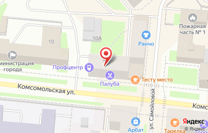Студия растяжки SUPERSTRETCHING на Комсомольской на карте