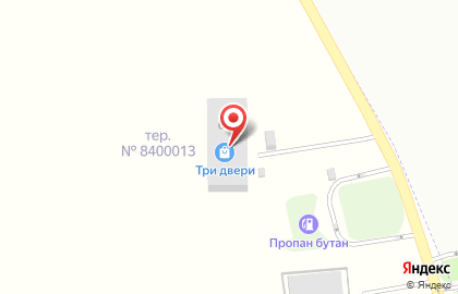 Оптовая база Три двери в Калуге на карте