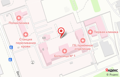 Больница Энгельсская городская клиническая больница №1 на Весенней улице на карте