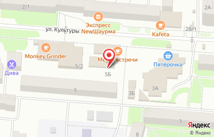 Норман, алкогольный супермаркет на карте