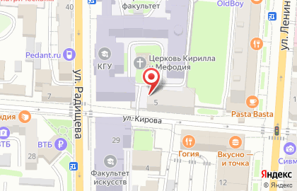 Ателье по ремонту и пошиву одежды в Курске на карте