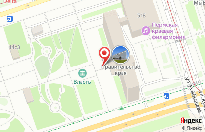 Министерство информационного развития и связи Пермского края на карте