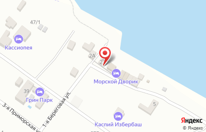 Медицинский центр доктора Абуязидова А.М. на 1-ой Береговой улице на карте