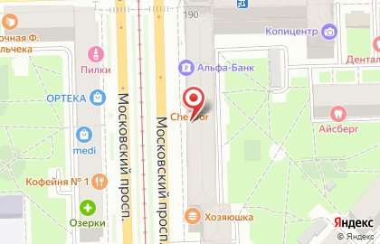 Рестопаб Финнеганс на Московском проспекте на карте