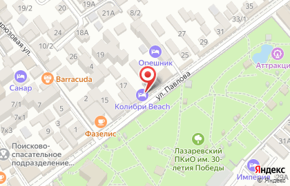 Аптечный пункт в Лазаревском районе на карте