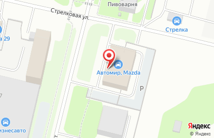 Автосалон Автомир в Архангельске на карте
