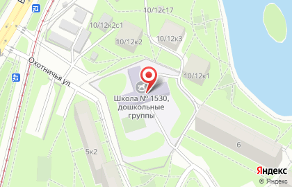 Школа №1530 с дошкольным отделением на Охотничьей улице на карте