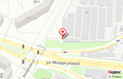Автостоянка Мгса на Косинской улице на карте