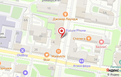 Туристическое агентство Руссо Туристо на Московской улице на карте