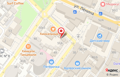 Агентство недвижимости Горизонт на улице Ленина на карте