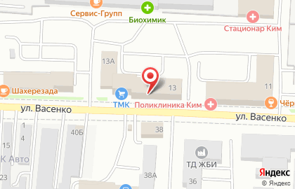 Астарта на улице Васенко на карте