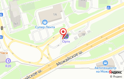 Фортуна на Можайском шоссе на карте