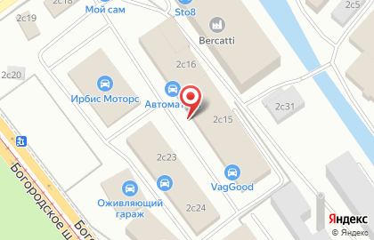 Бош Авто Сервис АВТОМАТИКА на Краснобогатырской улице на карте
