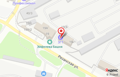 Завод Готовых Теплиц на Рязанской улице на карте