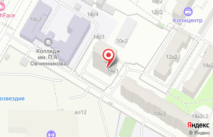 Компания Химчистка-Москва в Алексеевском районе на карте