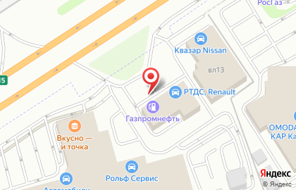 АЗС ТНК, ООО Валар на Домодедовской на карте