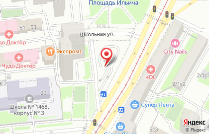Сервисный центр Московский паркинг в Таганском районе на карте