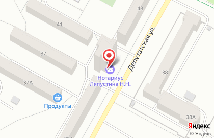 Нотариус Ляпустина Н.Н. на карте