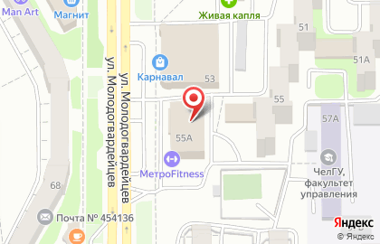Магазин ЛЕО в Челябинске на карте