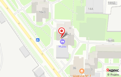 Отель Маяк на карте