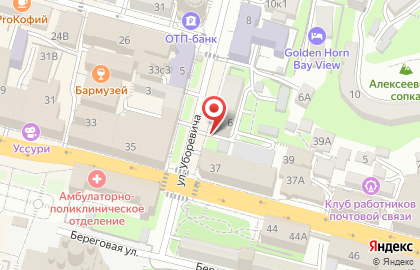 Участковый пункт полиции №8 на улице Уборевича на карте
