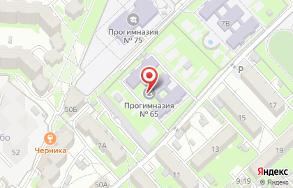 Прогимназия №65 на карте