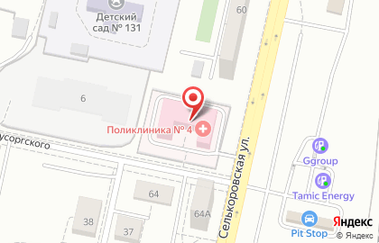 Стоматологический центр ДентаБиоЛюкс на Селькоровской улице на карте