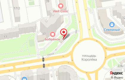 АЗС Ростнефть на проспекте Королёва на карте