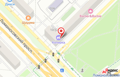 Ресторан быстрого питания #ШаурMama на Ломоносовском проспекте на карте