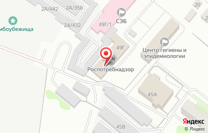 Территориальный отдел Управления Роспотребнадзора по Тюменской области в г. Тобольске, Тобольском, Вагайском, Уватском, Ярковском районах на карте