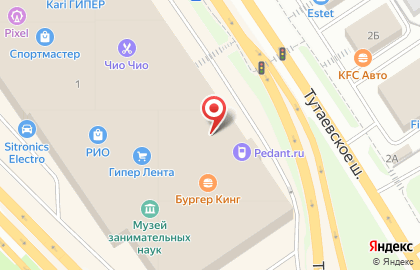 Магазин табачных изделий T-Club в Дзержинском районе на карте