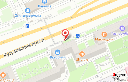 Киоск печатной продукции Краснопресненское агентство печати на Кутузовском проспекте на карте