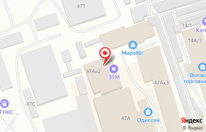 Мебельный салон Лазурит в Волгограде на карте