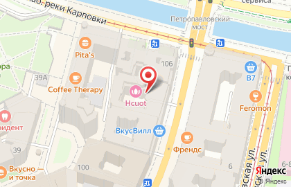 Петроградская Сторона, Творческое Объединение на карте