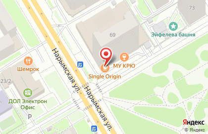 Салон штор Арт ЦЕНТР ШТОР в Железнодорожном районе на карте