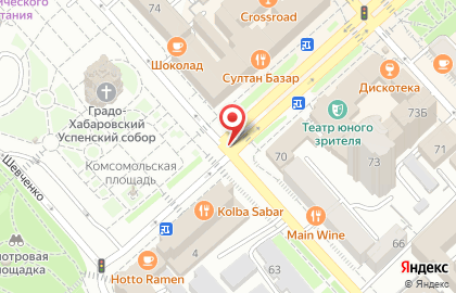 Автостолица на Краснореченской улице на карте